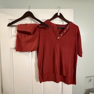 Matching knit set (shorts)